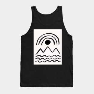 the sea the earth the sky Tank Top